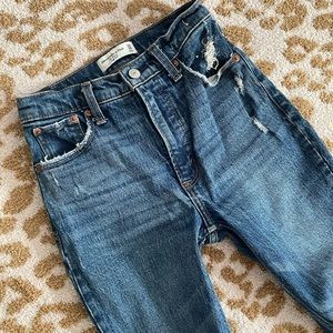 Dark Wash Abercrombie & Fitch High Rise